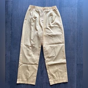 Vintage yellow sears trousers size 6